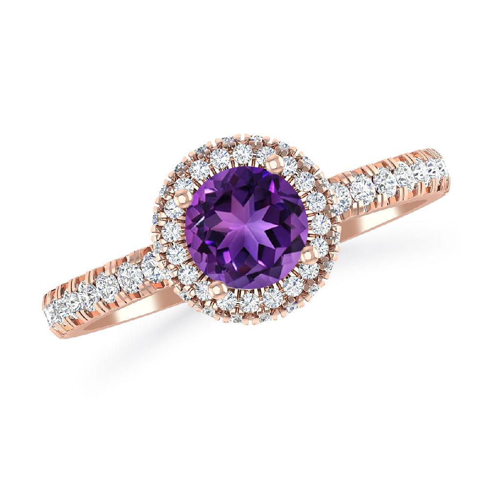 Rose Gold - Amethyst