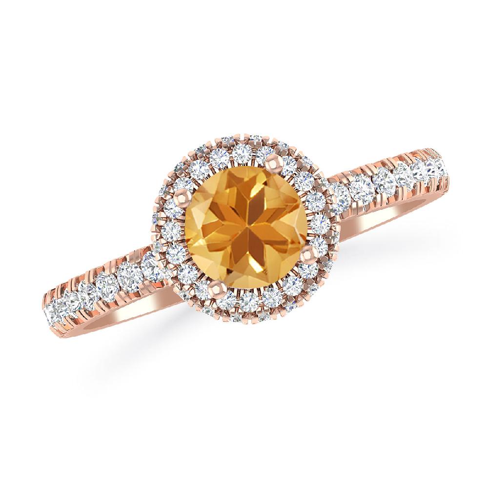 Rose Gold - Citrine