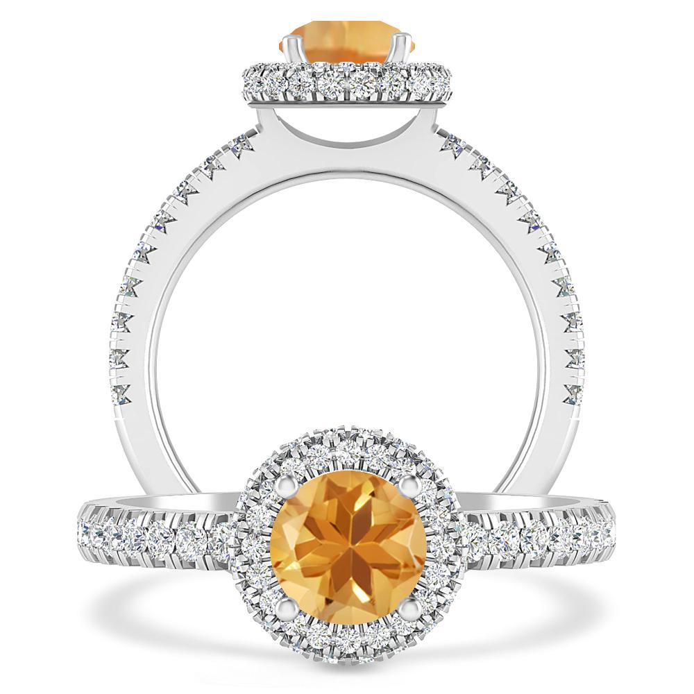 White Gold - Citrine