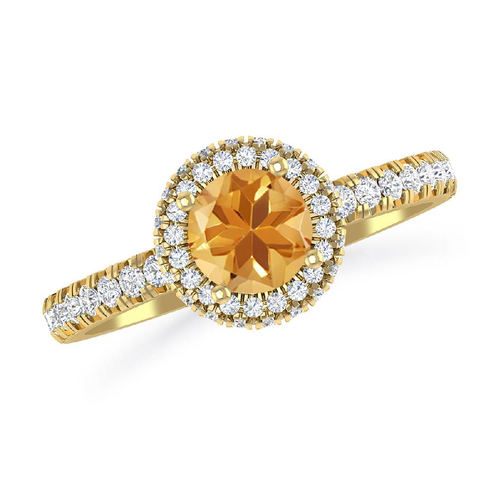 Yellow Gold - Citrine