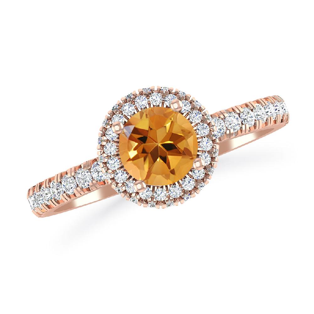 Rose Gold - Citrine