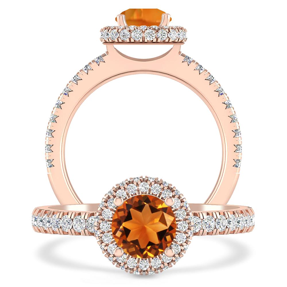 Rose Gold - Citrine