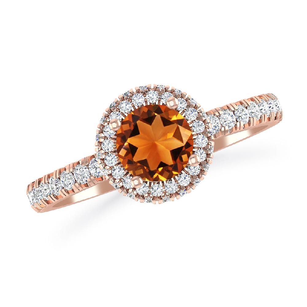 Rose Gold - Citrine