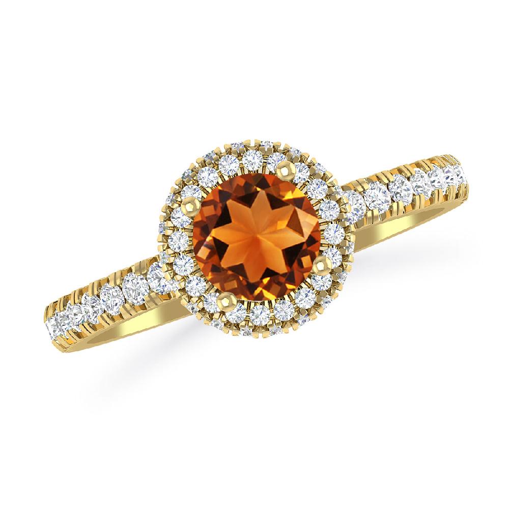 Yellow Gold - Citrine