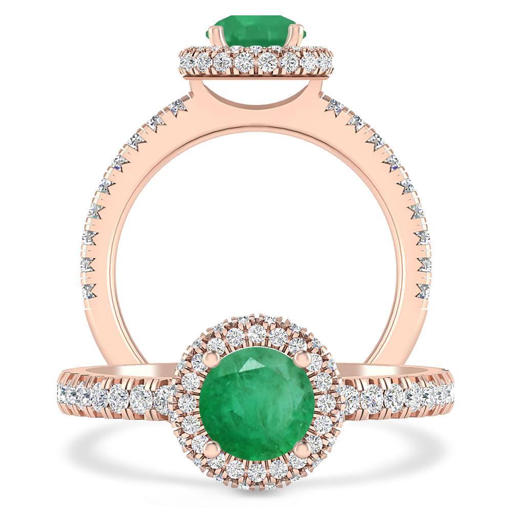 Rose Gold - Emerald