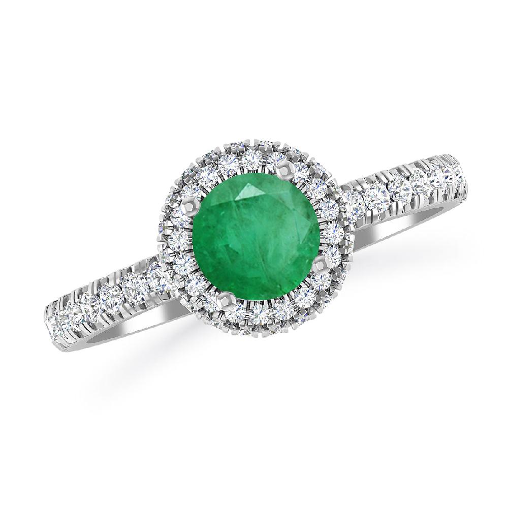 White Gold - Emerald