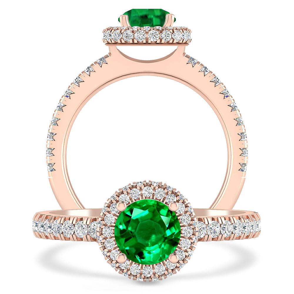 Rose Gold - Emerald