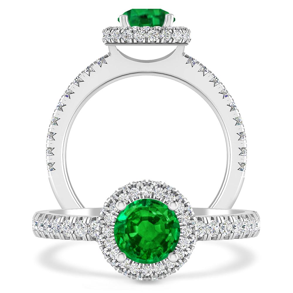 White Gold - Emerald