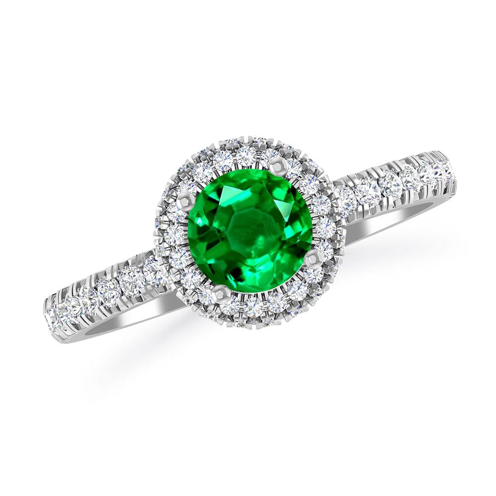 White Gold - Emerald