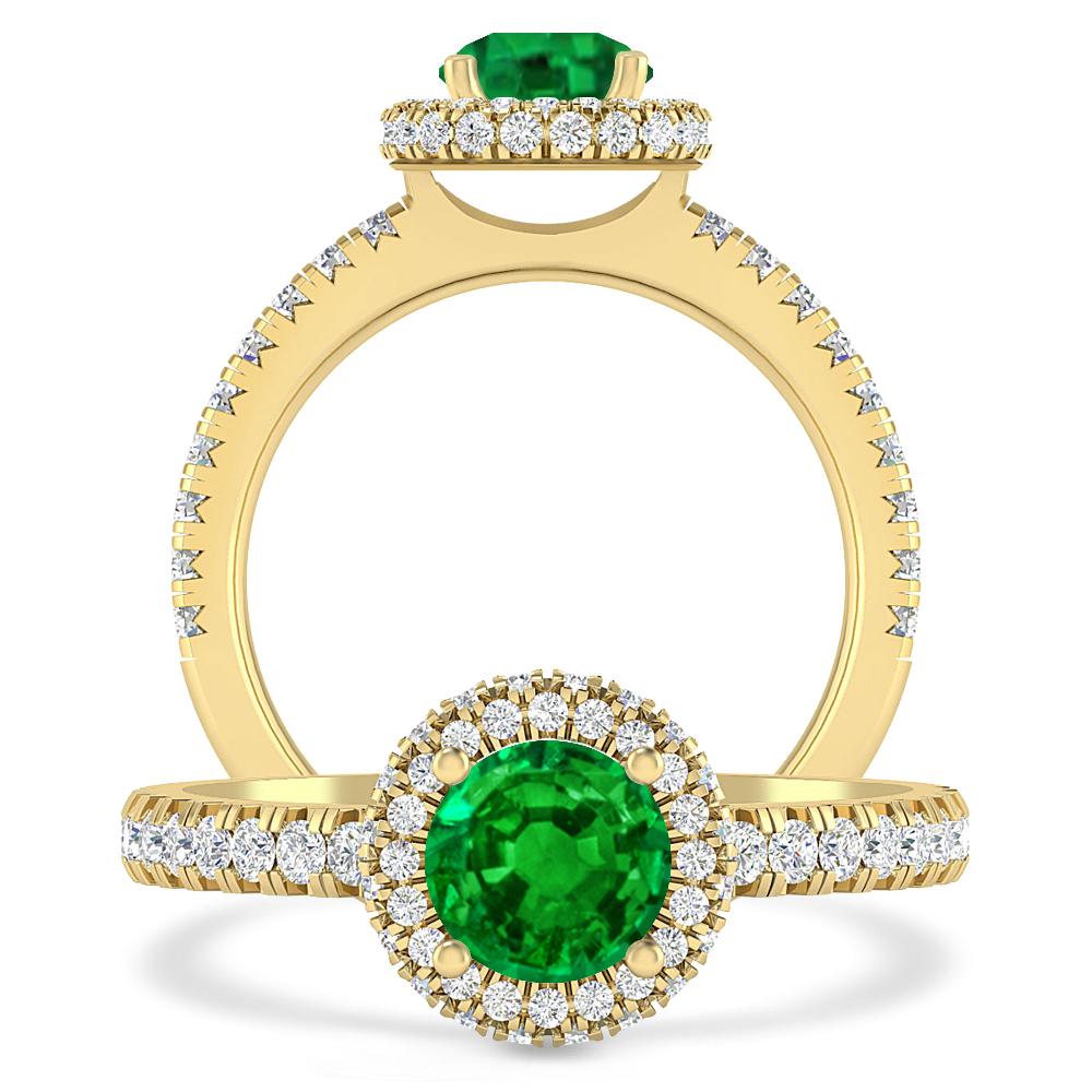 Yellow Gold - Emerald