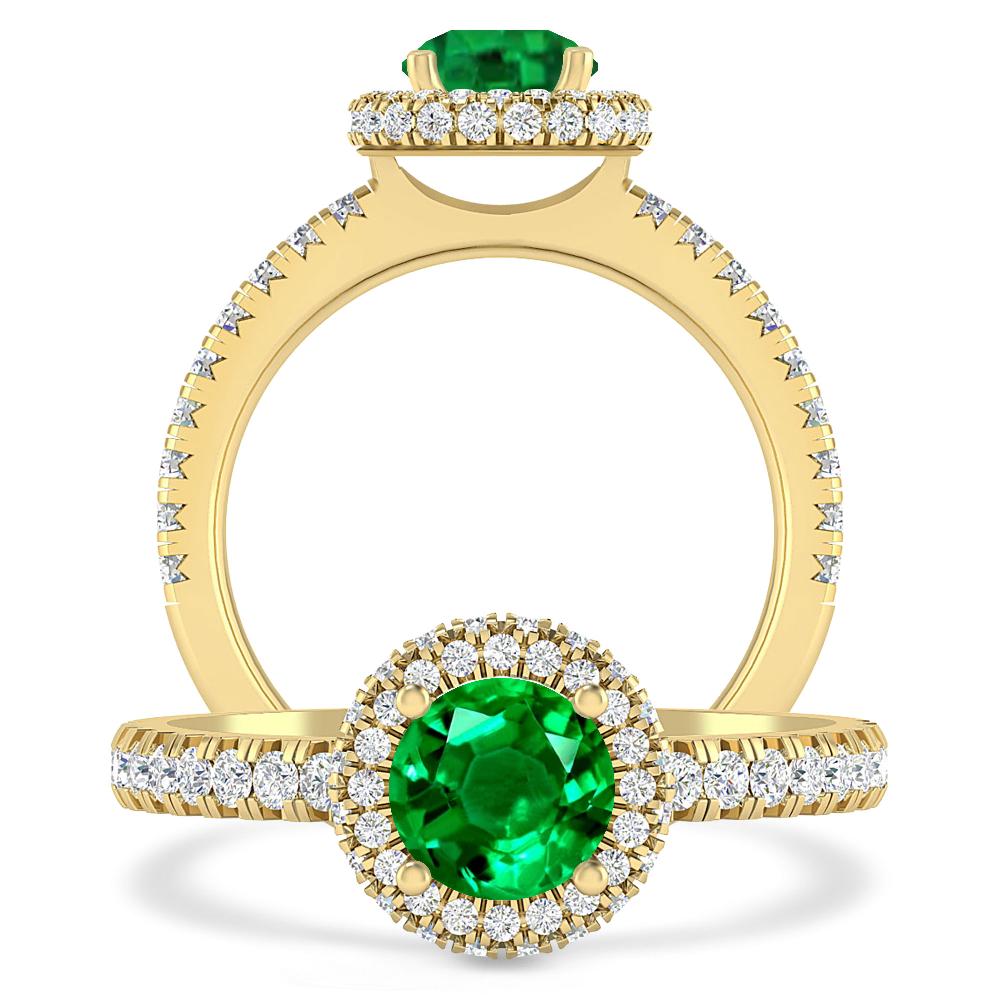 Yellow Gold - Emerald