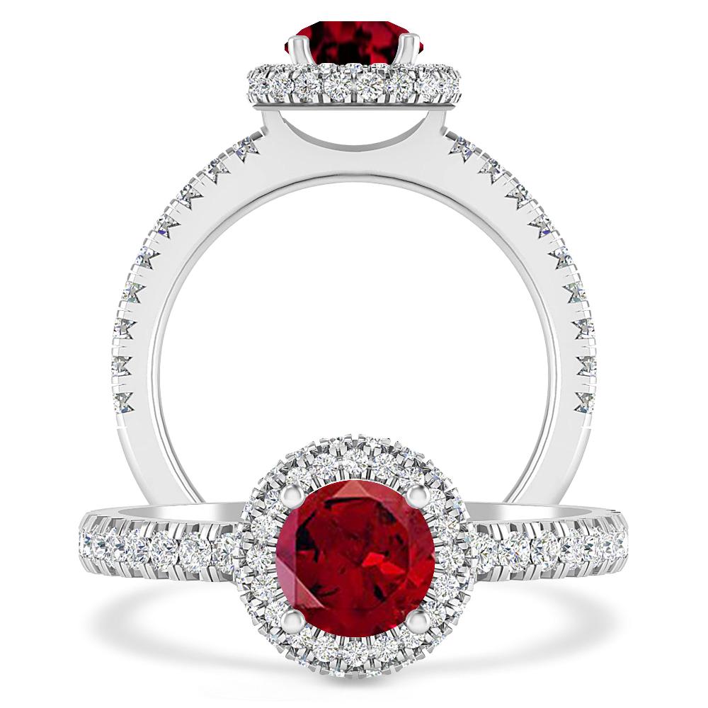 White Gold - Garnet