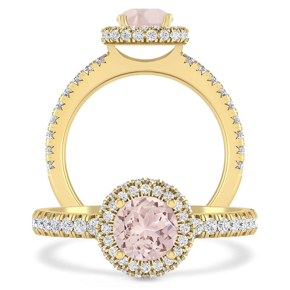 Yellow Gold - Morganite