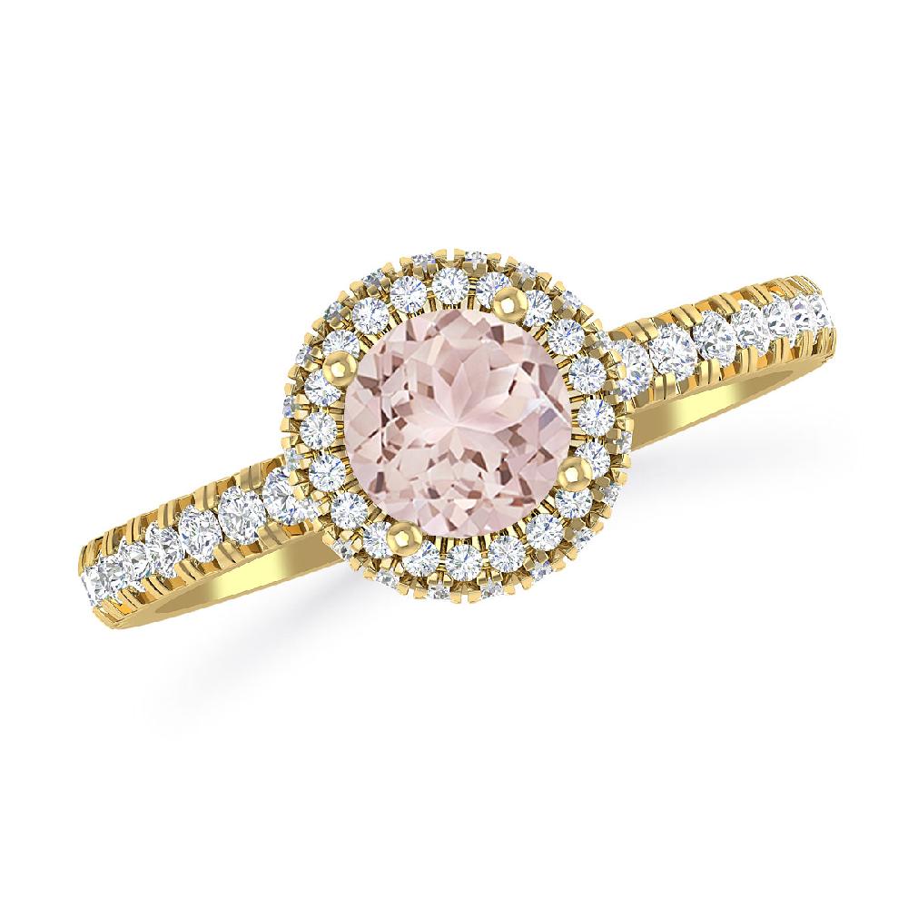 Yellow Gold - Morganite