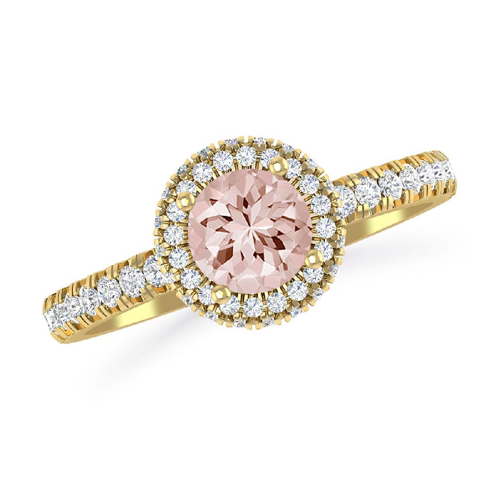 Yellow Gold - Morganite