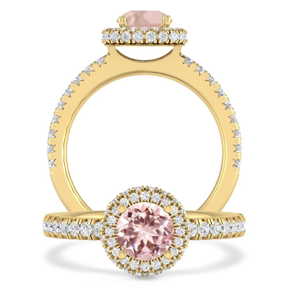 Yellow Gold - Morganite