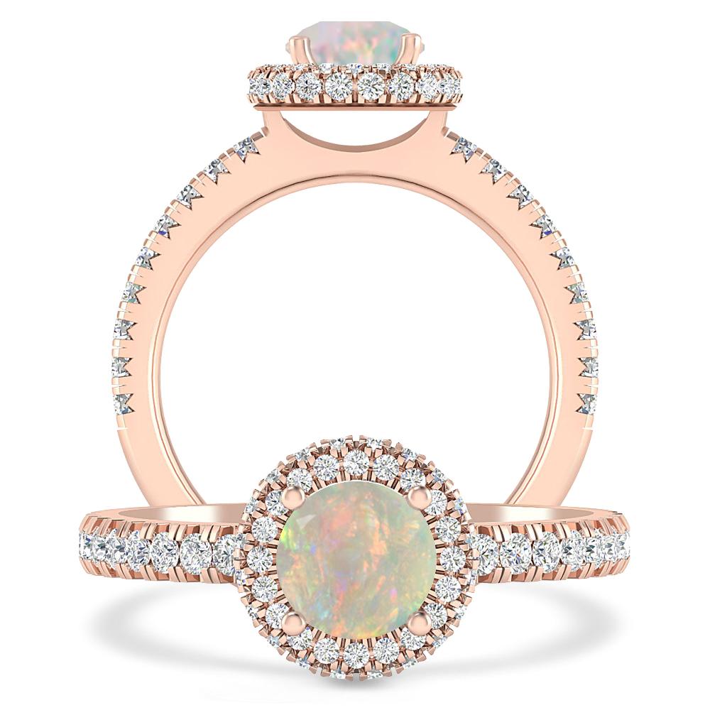 Rose Gold - Opal