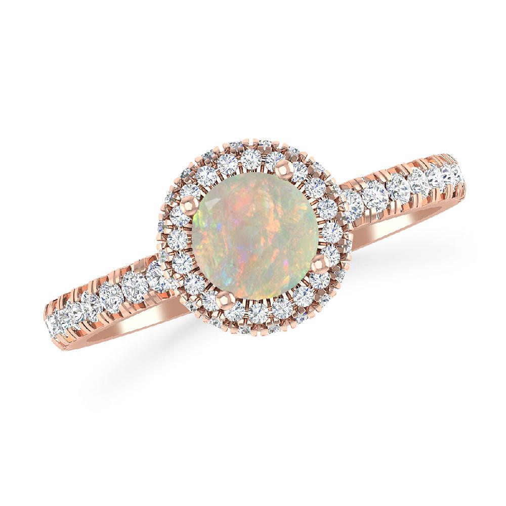 Rose Gold - Opal