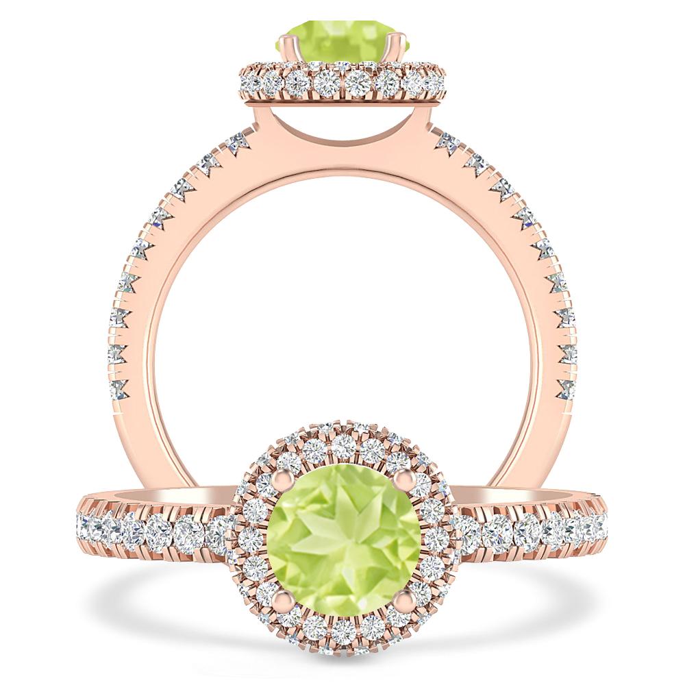 Rose Gold - Peridot