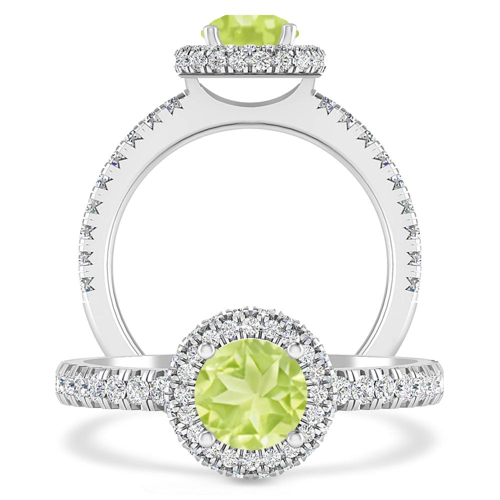 White Gold - Peridot