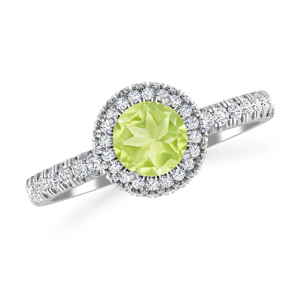 White Gold - Peridot