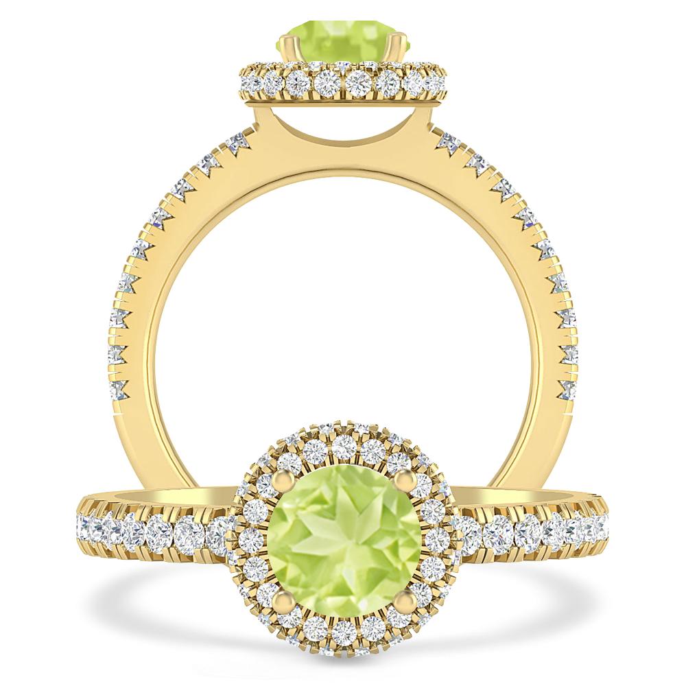 Yellow Gold - Peridot