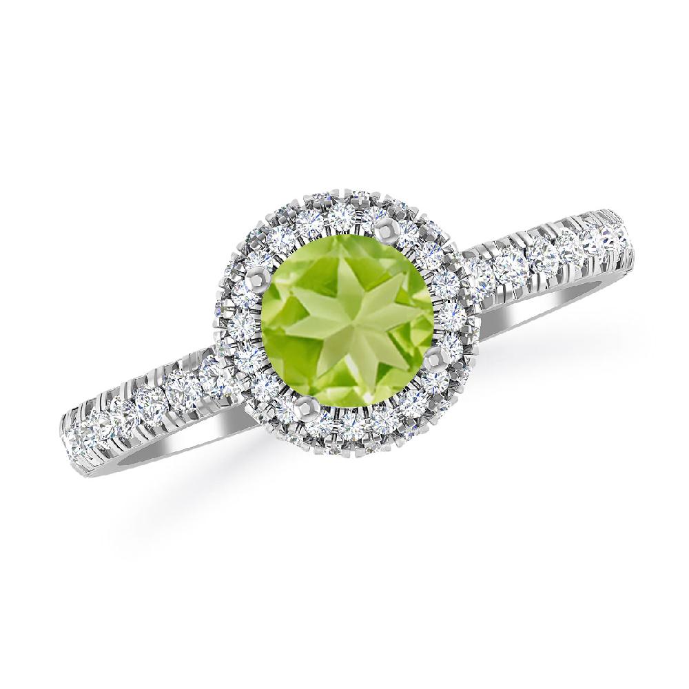 White Gold - Peridot