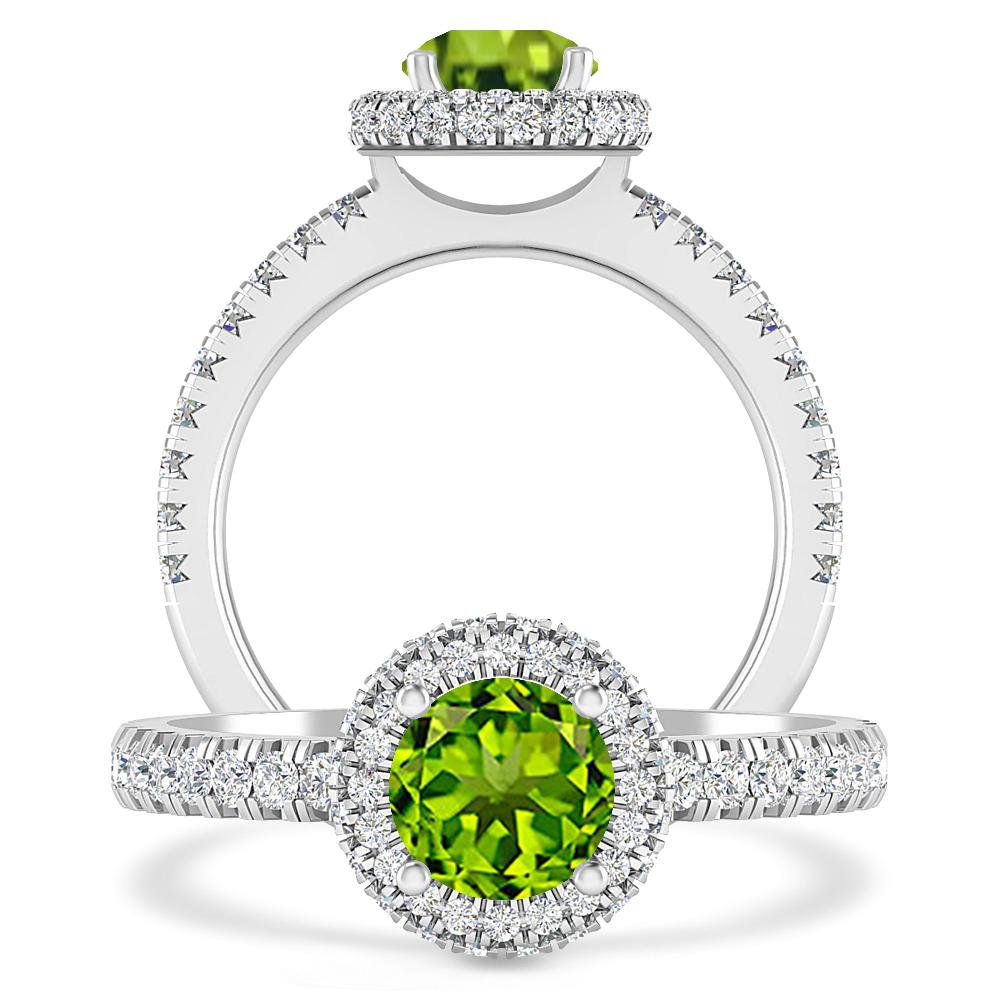 White Gold - Peridot