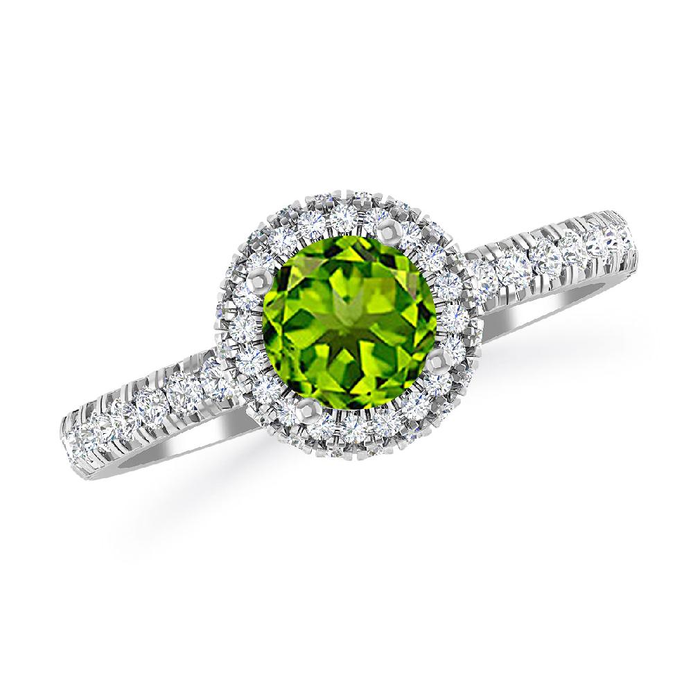 White Gold - Peridot