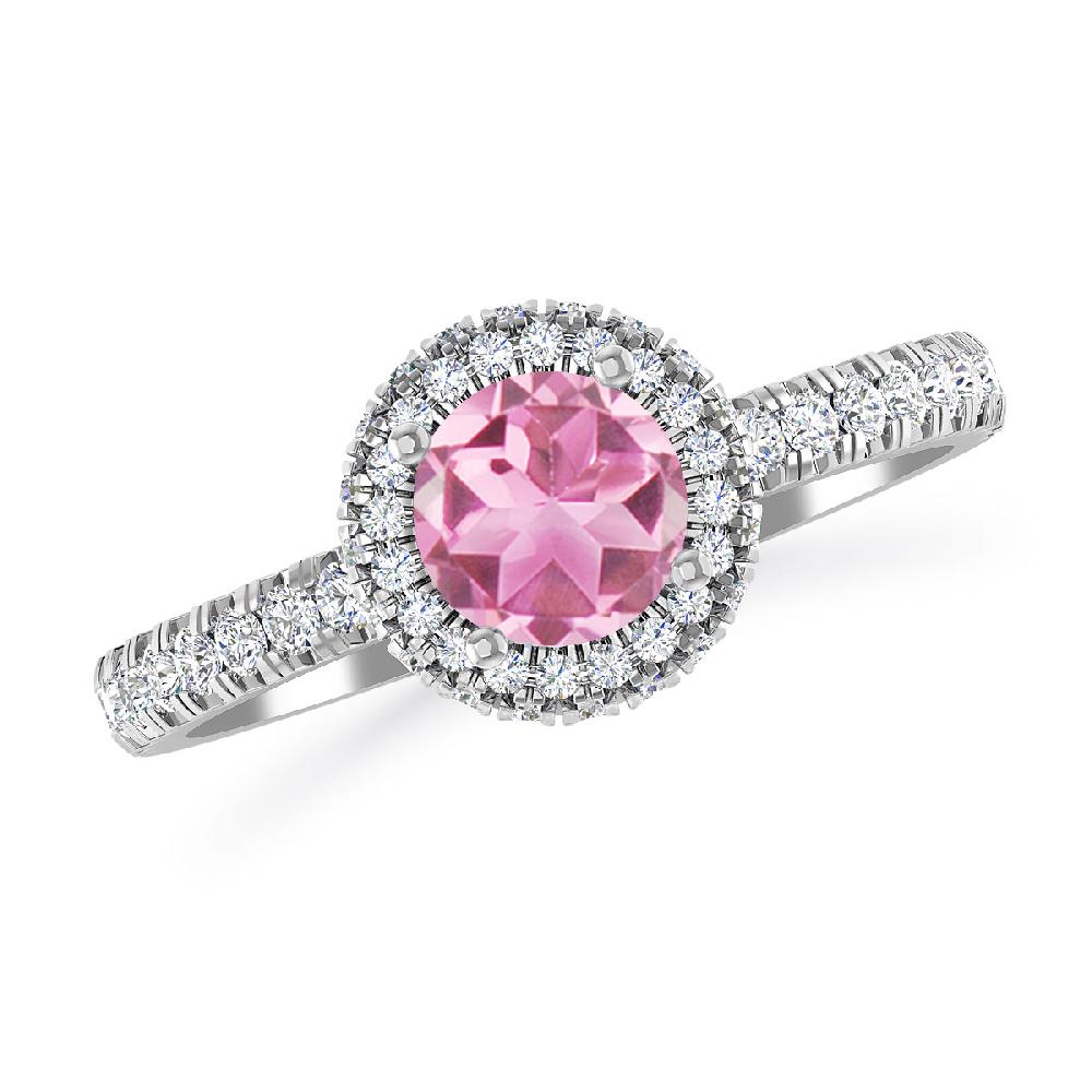 White Gold - Pink Tourmaline