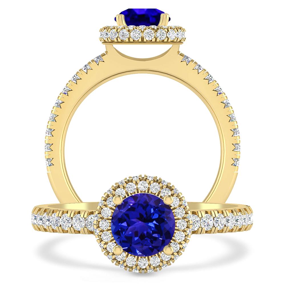 Yellow Gold - Tanzanite