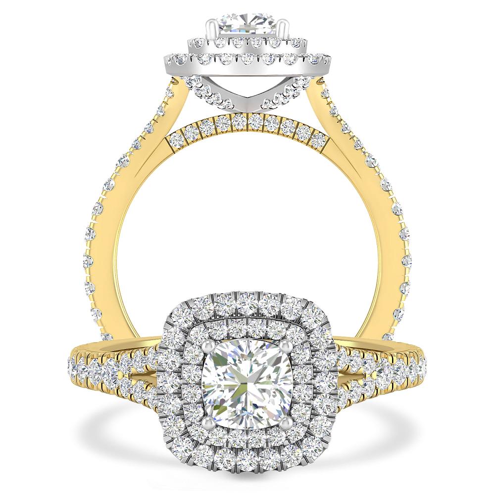 Yellow Gold/White Gold - Diamond