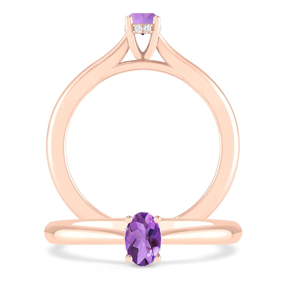 Rose Gold - Amethyst