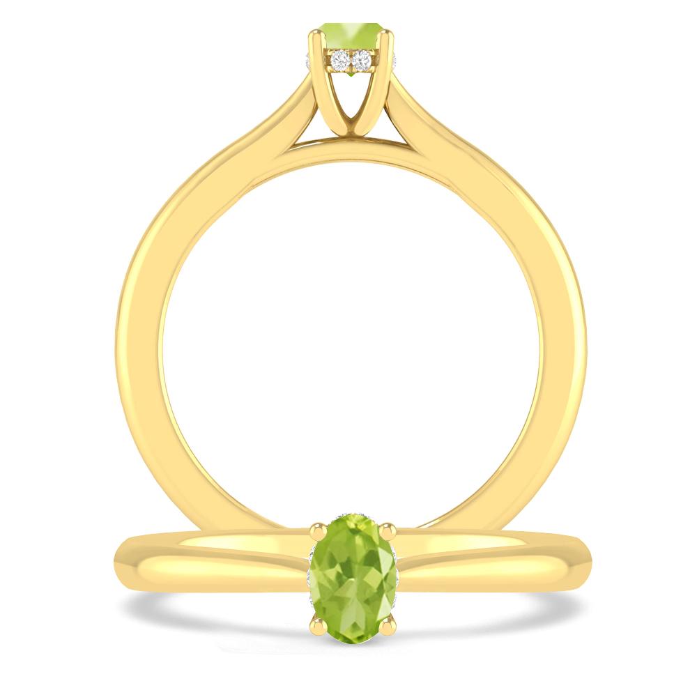 Yellow Gold - Peridot