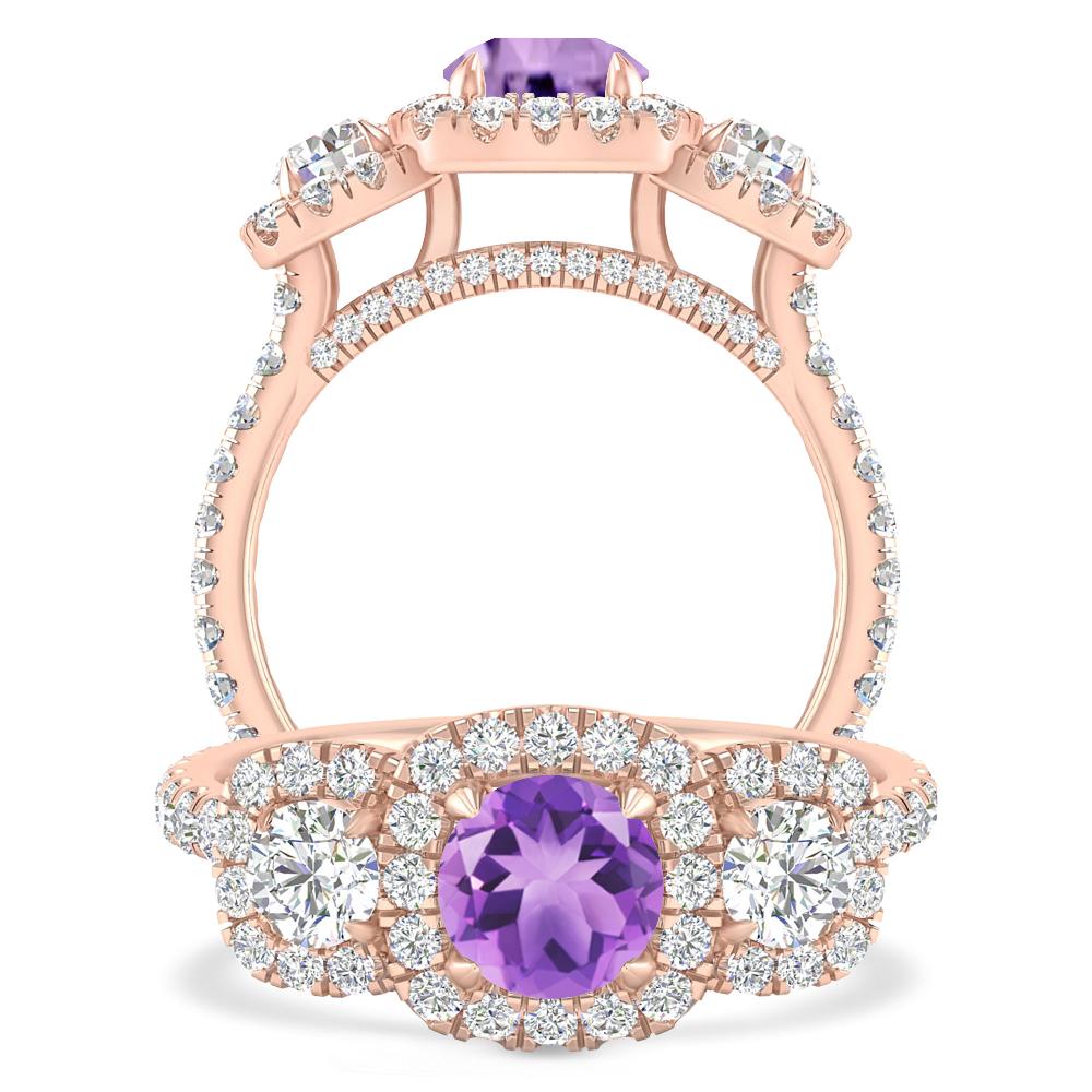 Rose Gold - Amethyst