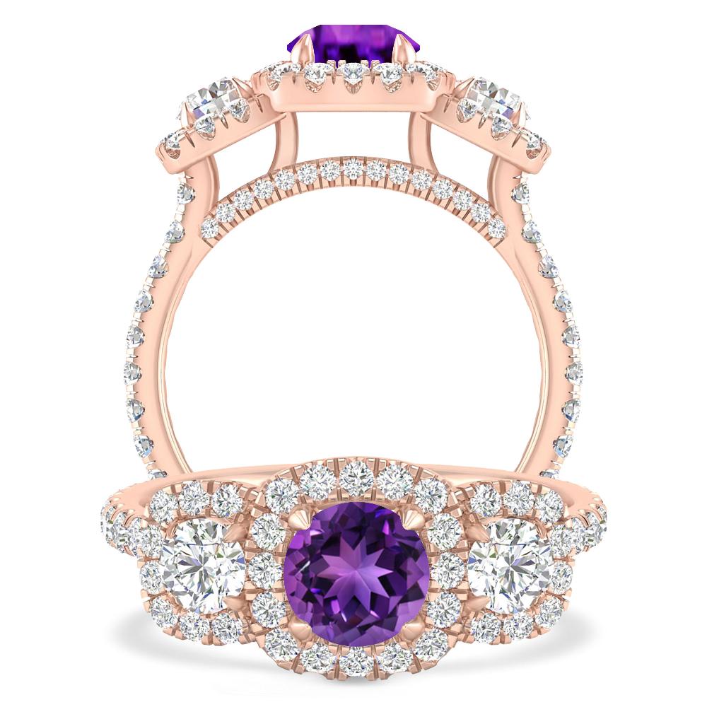 Rose Gold - Amethyst