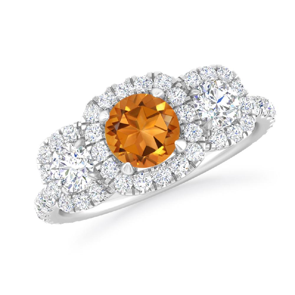 White Gold - Citrine