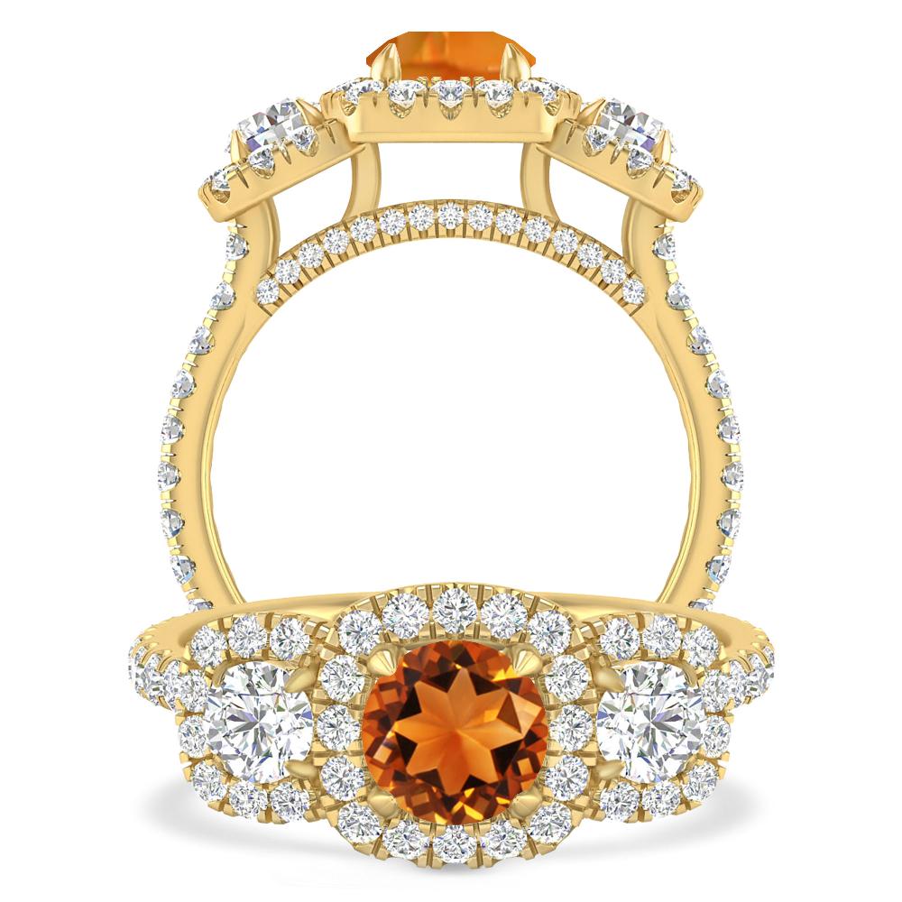 Yellow Gold - Citrine