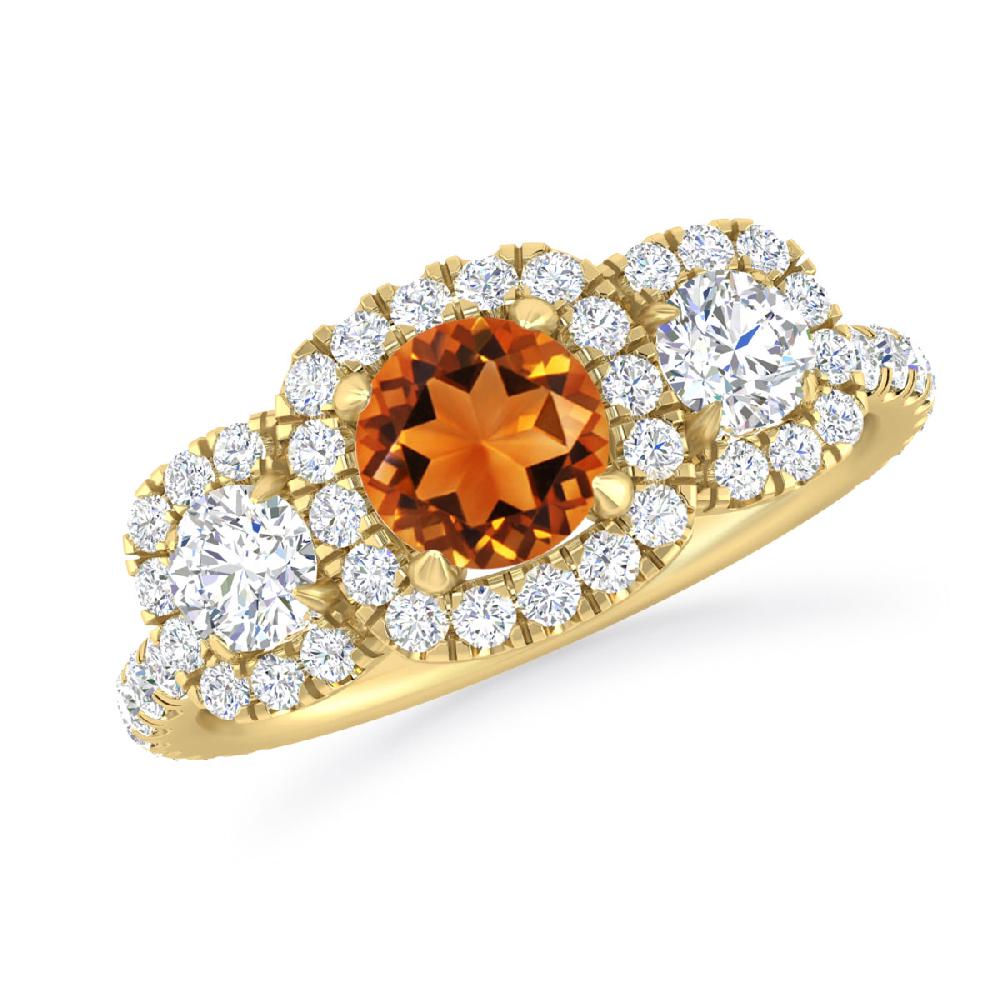 Yellow Gold - Citrine