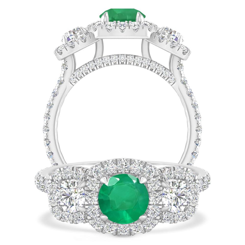 White Gold - Emerald