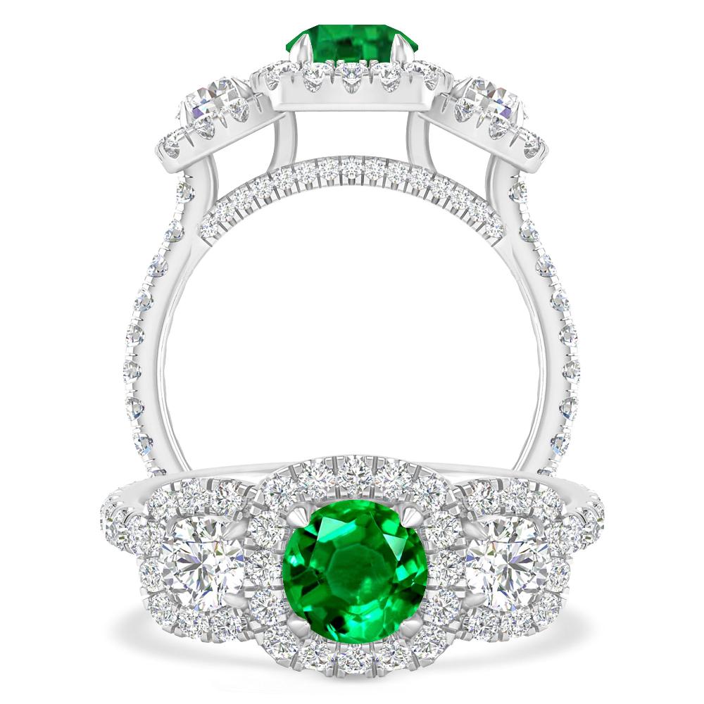 White Gold - Emerald