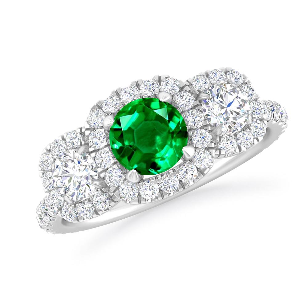 White Gold - Emerald