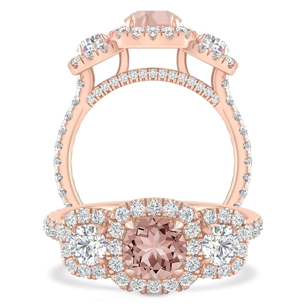 Rose Gold - Morganite