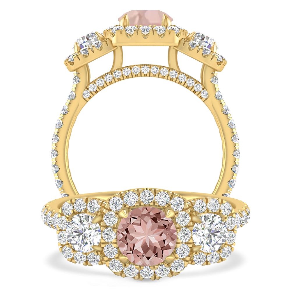 Yellow Gold - Morganite