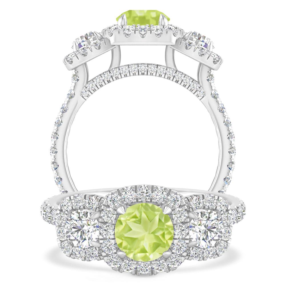 White Gold - Peridot