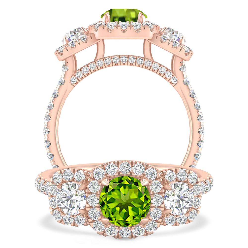 Rose Gold - Peridot