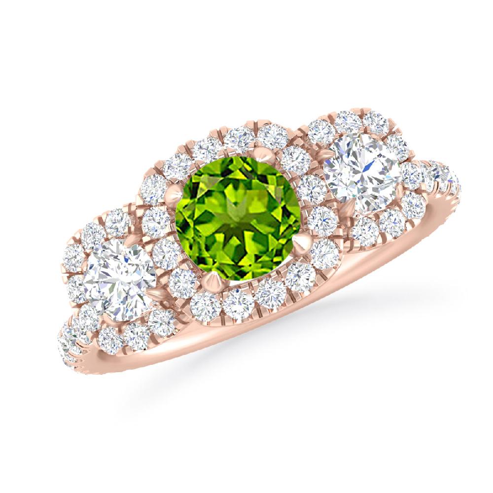 Rose Gold - Peridot