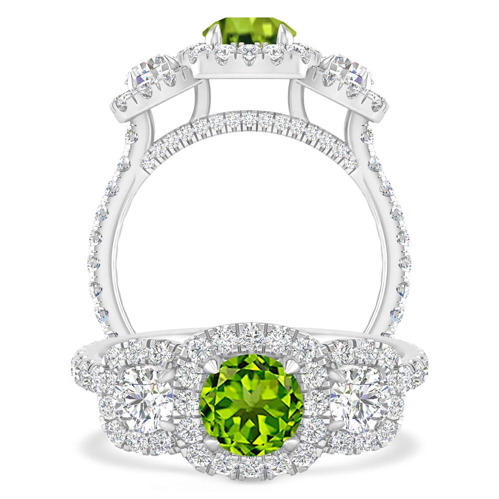 White Gold - Peridot