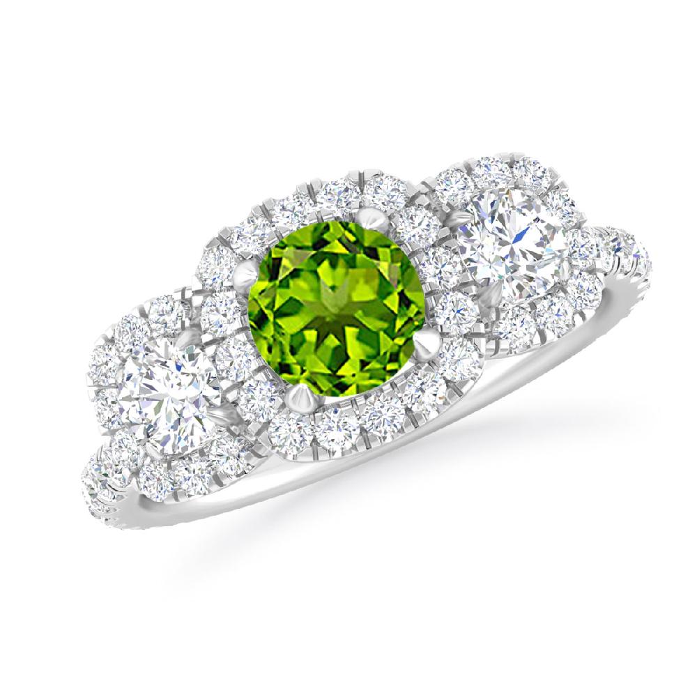 White Gold - Peridot