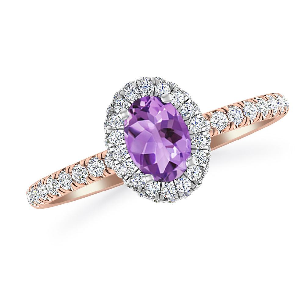 Rose Gold - Amethyst